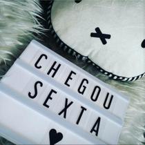 Letreiro Quadro Led Light Box Cinema A4 Com 96 Letras Número Letreiro Letreiro Quadro Led Light Box Cinema A4 Com 96 Letras Número Letreiro