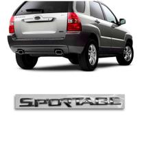 Letreiro Sportage 2006 2007 2008 2009 2010 Cromado - MARÇON