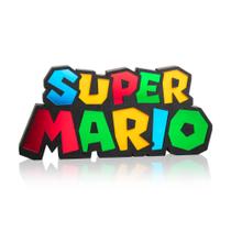 Letreiro Super Mario Espelhado 3d Decorativo Geek/Gamer 32cm - By Hands