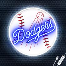 Letrero de Neón Decorativo de Béisbol GEEVYOO LED Regulable de 32 cm