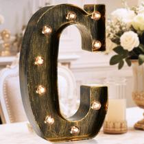 Letrero Luminoso Vintage OYCBUZO en Negro Dorado LED 22.5 cm Letrero Luminoso Vintage OYCBUZO en Negro Dorado LED 22.5 cm