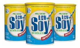 Lev Soy Integra - Kit 3 Unidades Em Pó 300 G - Probene Sem Sabor Lev Soy Integra - Kit 3 Unidades Em Pó 300 G - Probene Sem Sabor