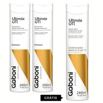 Leve 3, Pague 2 - Shampoo UTI 2UN + Condicionador UTI 1UN Gaboni Professional