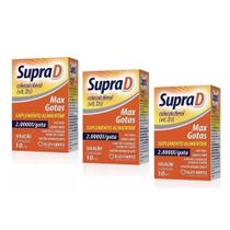 Leve 3 Pague 2 Vitaminas Supra D Max 2000Ui Por Gota 10ml