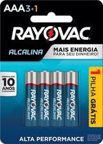 Leve 4 Pague 3 Pilhas Alcalinas Rayovac Palito Aaa Leve 4 Pague 3 Pilhas Alcalinas Rayovac Palito Aaa
