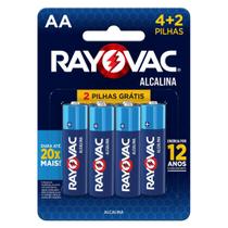 Leve 6 Pague 4 Pilhas Alcalinas Rayovac Pequena Aa Leve 6 Pague 4 Pilhas Alcalinas Rayovac Pequena Aa