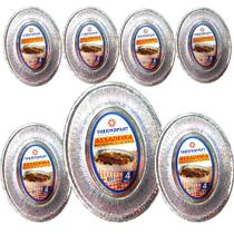 Leve 7x Assadeira Alumínio Oval 4l Thermoprat Assa/grelha Leve 7x Assadeira Alumínio Oval 4l Thermoprat Assa/grelha