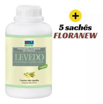 Levedo Anew Vegano 360 Cáps 360mg + 5 Sachês Floranew