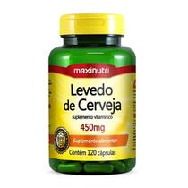 Levedo de Cerveja 450mg 120 Cápsulas - MaxiNutri