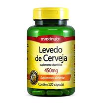 Levedo de Cerveja 450mg 120 Cápsulas - MaxiNutri Levedo de Cerveja 450mg 120 Cápsulas - MaxiNutri