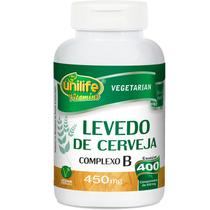 Levedo de Cerveja Complexo B 400 cápsulas Unilife