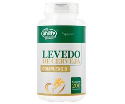 Levedo De Cerveja + Complexo B 450mg 200 Comp Unilife Levedo De Cerveja + Complexo B 450mg 200 Comp Unilife