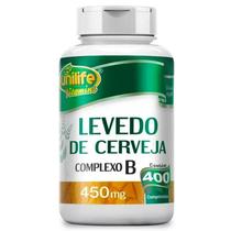 LEVEDO DE CERVEJA + VIT COMPLEXO B 400 Comp UNILIFE