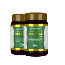 Levedura de cerveja green + hf suplements 2X 400 comp