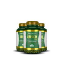 Levedura de cerveja green + hf suplements 3X 400 comp