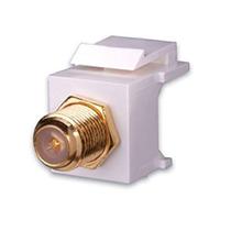 Leviton compatível com Vanco F81 Keystone Insert Gold White