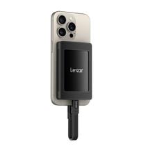 Lexar SL500 SSD Externo Portátil USB 3.2 Gen 2 Tipo-C com Kit Magnético, Preto - 1TB