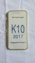 LG K10 2017 Capinha Case 360 Graus Frente TRANSPARENTE Verso CORES