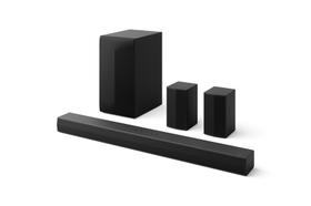 LG SoundBar S60TR 440W RMS, 5.1 Canais, Bluetooth 5.3, Dolby Digital, Alto-Falantes Traseiros, AI Sound Pro, Wow Interface, Sem fios, Conexões Múlti
