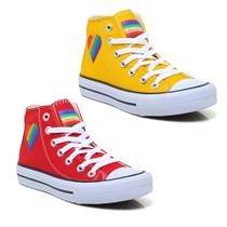 Lgbt Orgulho Tenis Kit Tenis 2 Pares All Botinha Cano Alto Mega Lançamento128Bo Lgbt Orgulho Tenis Kit Tenis 2 Pares All Botinha Cano Alto Mega Lançamento128Bo