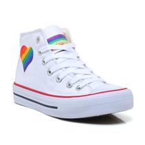 Lgbt Tenis All Feminino Cano Alto Lona Star Hi Ct Qualidade Envio Imediato 521HI