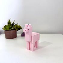 Lhama Minecraft Decoração Geek e Presente Criativo , Enfeite Temático para Crianças