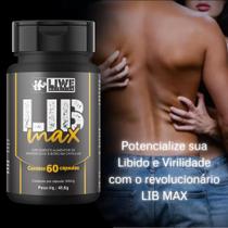 Lib Max Máxima Libido Masculino 60 Cápsulas - Liwe Nutrition