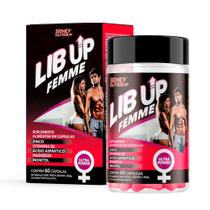 Lib UP Femme 60 cápsulas - Zinco, Niacina, contém Ácido Aspártico e Inositol