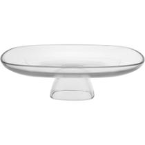 LIBBEY AVIVA PRATO BOLO 9x31x31cm VIDRO TRANSP COM PÉ