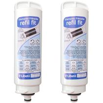Libell Original Kit 2 Filtros Fit P/ Purificador Acquafit/LN