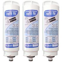 Libell Original Kit 3 Filtros Fit P/ Purificador Acquafit/LN Libell Original Kit 3 Filtros Fit P/ Purificador Acquafit/LN