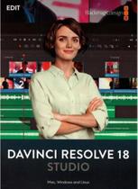 Licença blackmagic davinci resolve 18 studio - (dv/resstud)