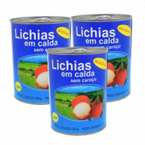 Lichia Em Calda Sem Sementes 567g (Kit com 3)