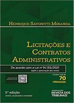 Licitações e Contratos Administrativos - 5ª Edição (2021) - RT - Revista dos Tribunais