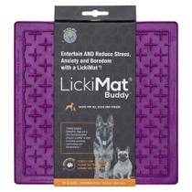 Lickimat buddy tapete para lamber anti ansiedade pet roxo Lickimat buddy tapete para lamber anti ansiedade pet roxo
