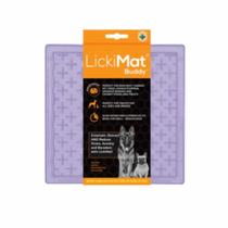 Lickimat Tapete de Lamber Buddy Lavanda para caes e gatos Lickimat Tapete de Lamber Buddy Lavanda para caes e gatos