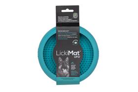 LickiMat Ufo Comedouro e Tapete de Lamber com Ventosa Azul para Cães Pequeno / médio