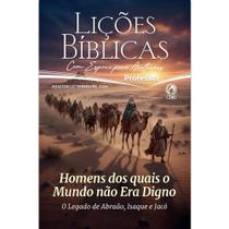 Lições Bíblicas Adultos Professor 2º trimestre de 2026 - HOMENS DOS QUAIS O MUNDO NÃO ERA DIGNO CAPA DURA
