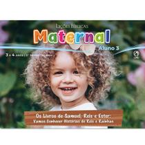 Lições Bíblicas Maternal Aluno 3º Tr. 2024