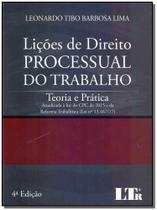 Licoes de direito processual do trabalho - 04ed/17 Licoes de direito processual do trabalho - 04ed/17