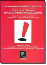 Licoes de legislacao para a atividade policial militar - SUPREMA CULTURA EDITORA LTDA. Licoes de legislacao para a atividade policial militar - SUPREMA CULTURA EDITORA LTDA.