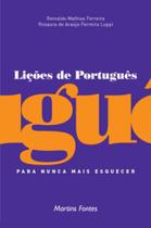 Liçoes de portugues - MARTINS EDITORA