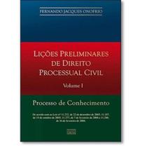 Licoes Preliminares de Direito Processual Civil - Licoes Preliminares de Direito Processual Civil -