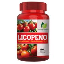 Licopeno com Oleo de Girassol + Oleo de Abobora e Vitamina E 750MG 120 Capsulas (Fonte Verde)