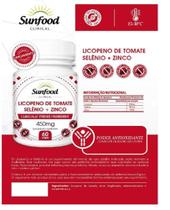 Licopeno de Tomate Selênio Zinco 450mg Sunfood 60 Capsulas