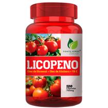 Licopeno + Óleo de Girassol + Óleo de Abóbora + Vitamina E 120 Cáps - Fonte Verde