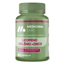 Licopeno + selenio + zinco 500mg 60caps medicinal labs Licopeno + selenio + zinco 500mg 60caps medicinal labs