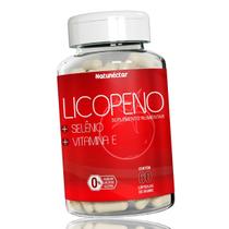 Licopeno Suplemento Alimentar Natural Extrato Seco Vitamina Selênio Frascos 60 Cápsulas Natunéctar Original - Natunectar