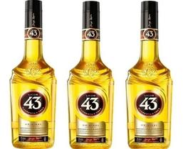 Licor 43 Original 700ml Diego Zamora - Kit 3 Unidades