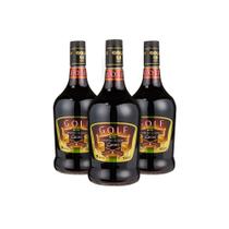 Licor de Cacau Golf 900ml - Kit 3 Garrafas de Licor de Cacau Golf 900ml